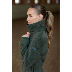 Veste polaire Teddy Equestrian Stockholm femme Vert avenue