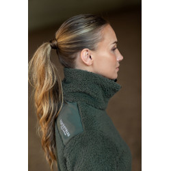 Veste polaire Teddy Equestrian Stockholm femme Vert avenue