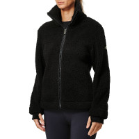 Dames Teddy-fleecejas Equestrian Stockholm Groene laan