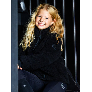 Veste polaire Teddy Equestrian Stockholm Young Rider Noir