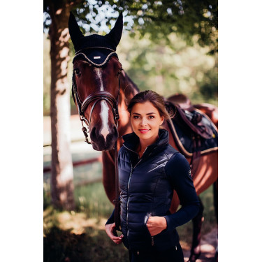 Dames bodywarmer Equestrian Stockholm Equestrian Marine Marineblauw