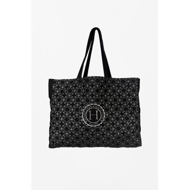 Totebag Harcour Arlo Noir / argent Totebag Harcour Arlo Noir / argent
