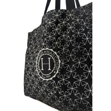 Totebag Harcour Arlo Noir / argent Totebag Harcour Arlo Noir / argent