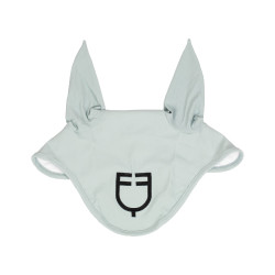 Bonnet anti-mouches Equestro cube stretch technical avec logo Brume grise Bleu Bonnet anti-mouches Equestro cube stretch technical avec logo Brume grise Bleu