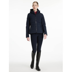 Hybride waterdichte jas LeMieux Brooke dames Marine Marineblauw Hybride waterdichte jas LeMieux Brooke dames Marine Marineblauw