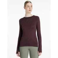 Lange mouwen naadloos T-shirt LeMieux Britney Damson Violet