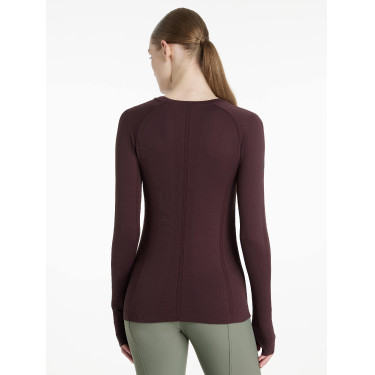 T-shirt manches longues LeMieux sans coutures Britney Damson Violet