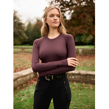T-shirt manches longues LeMieux sans coutures Britney Damson Violet