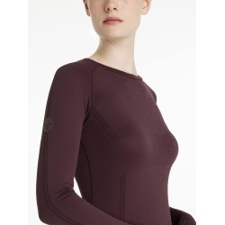 Lange mouwen naadloos T-shirt LeMieux Britney Damson Violet