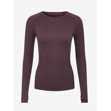 Lange mouwen naadloos T-shirt LeMieux Britney Damson Violet