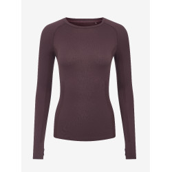 T-shirt manches longues LeMieux sans coutures Britney Damson Violet