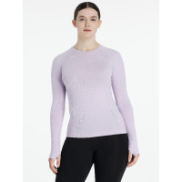 Lange mouwen naadloos T-shirt LeMieux Britney Lila Violet