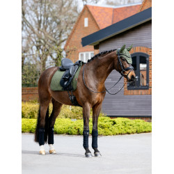 Tapis de dressage LeMieux Essence Square Vert pin Tapis de dressage LeMieux Essence Square Vert pin