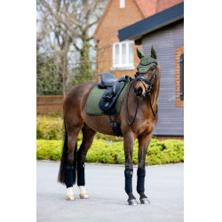 Tapis de dressage LeMieux Essence Square Vert pin Tapis de dressage LeMieux Essence Square Vert pin