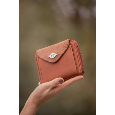 Porte Monnaie Pénélope Clémence Cognac Marron