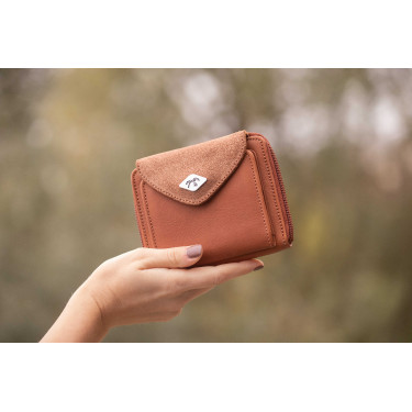 Porte Monnaie Pénélope Clémence Cognac Marron