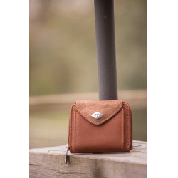 Porte Monnaie Pénélope Clémence Cognac Marron