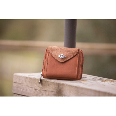 Porte Monnaie Pénélope Clémence Cognac Marron