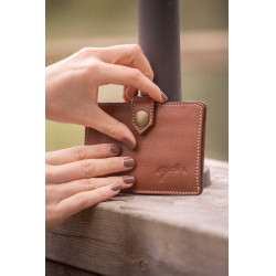 Porte-Carte Pénélope Cartoon Cognac Marron