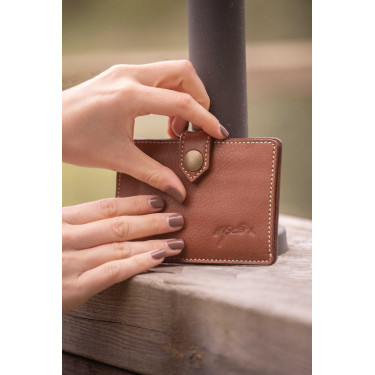 Porte-Carte Pénélope Cartoon Cognac Marron