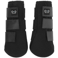 Gesloten peesbeschermers Riding World Zwart