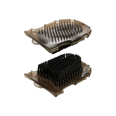 Gant de pansage HKM Noir Gant de pansage HKM Noir