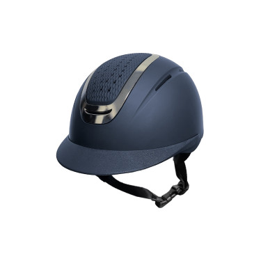 Casque Sydney City HKM Marine / argenté Bleu