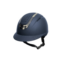 HKM Sydney City rijhelm Marine / zilverkleurig Blauw HKM Sydney City rijhelm Marine / zilverkleurig Blauw