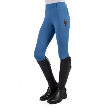 Legging Mia fond 1/1 en silicone HKM Bleu