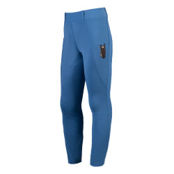 Legging Mia volledig siliconen zitvlak HKM Blauw