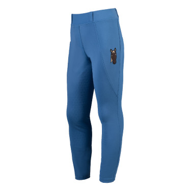 Legging Mia volledig siliconen zitvlak HKM Blauw