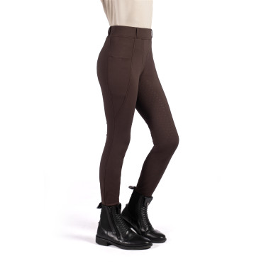 Legging Mia volledig siliconen zitvlak HKM Donkerbruin Legging Mia volledig siliconen zitvlak HKM Donkerbruin
