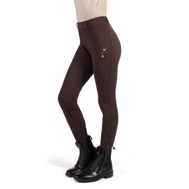 Legging Mia volledig siliconen zitvlak HKM Donkerbruin Legging Mia volledig siliconen zitvlak HKM Donkerbruin