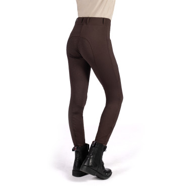Legging Mia volledig siliconen zitvlak HKM Donkerbruin Legging Mia volledig siliconen zitvlak HKM Donkerbruin
