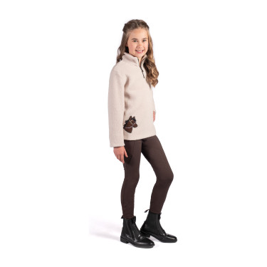 Legging Mia volledig siliconen zitvlak HKM Donkerbruin Legging Mia volledig siliconen zitvlak HKM Donkerbruin