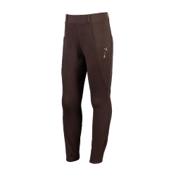 Legging Mia volledig siliconen zitvlak HKM Donkerbruin Legging Mia volledig siliconen zitvlak HKM Donkerbruin