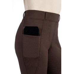 Legging Mia volledig siliconen zitvlak HKM Donkerbruin Legging Mia volledig siliconen zitvlak HKM Donkerbruin