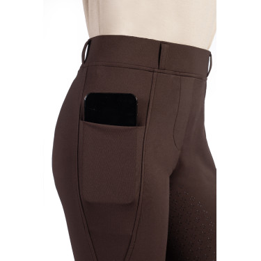 Legging Mia volledig siliconen zitvlak HKM Donkerbruin Legging Mia volledig siliconen zitvlak HKM Donkerbruin