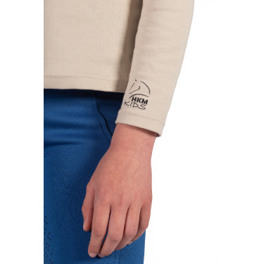 Polo à manches longues Mia HKM Beige Polo à manches longues Mia HKM Beige