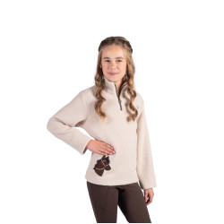 Pull polaire enfant Mia HKM Beige