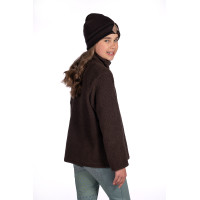 Kinderfleece trui Mia HKM Donkerbruin