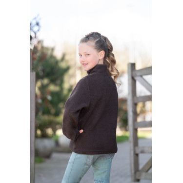 Pull polaire enfant Mia HKM Marron foncé