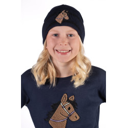Casquette Mia HKM enfant Bleu foncé