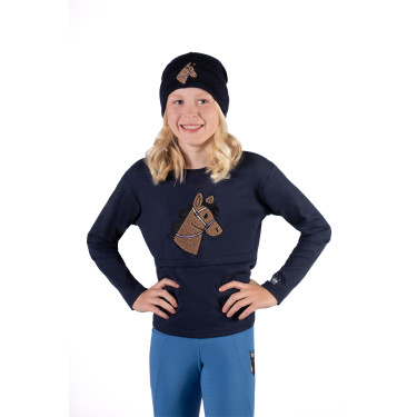 HKM Mia kindercap Donkerblauw