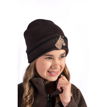 Casquette Mia HKM enfant Marron foncé
