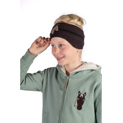 Mia-hoofdband HKM Donkerbruin Mia-hoofdband HKM Donkerbruin