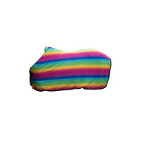 Couverture séchante Rainbow pour shettys HKM Rayures multicolores Couverture séchante Rainbow pour shettys HKM Rayures multicolores