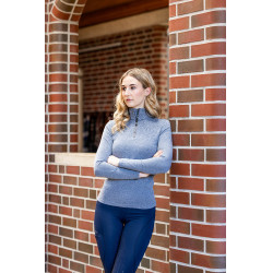 T-shirt fonctionnel Supersoft II HKM Bleu foncé T-shirt fonctionnel Supersoft II HKM Bleu foncé