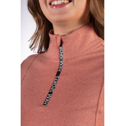 Functioneel T-shirt Supersoft II HKM Koper Bruin Functioneel T-shirt Supersoft II HKM Koper Bruin