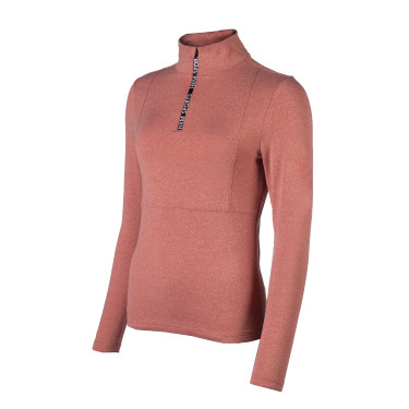 T-shirt fonctionnel Supersoft II HKM Cuivre Marron